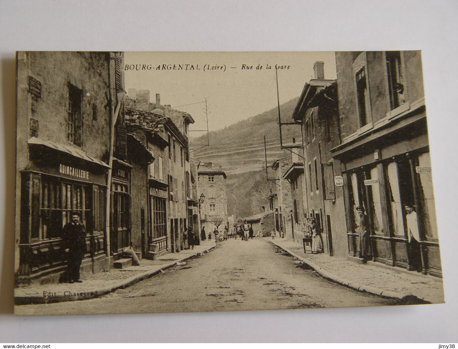 LOIRE-BOURG ARGENTAL -RUE DE LA GARE ED CHAREYRE - Bourg Argental