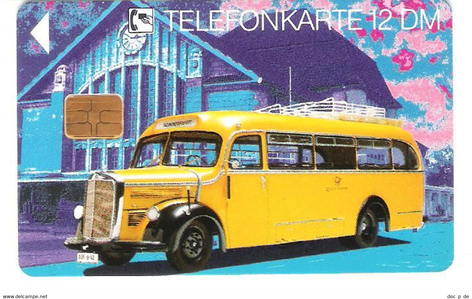 Deutschland - E12  09/93 - Bus - Postbus - Post Autos - E-Series : Edición Del Correo Alemán