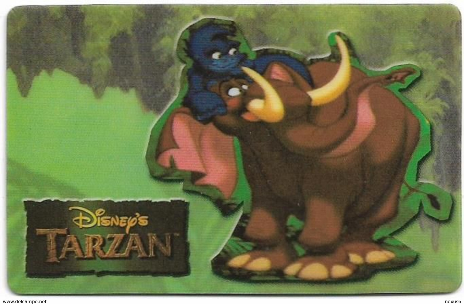 USA - Global Call - Disney, Tarzan #3, Exp.10.1997, Fake Prepaid - Sonstige & Ohne Zuordnung