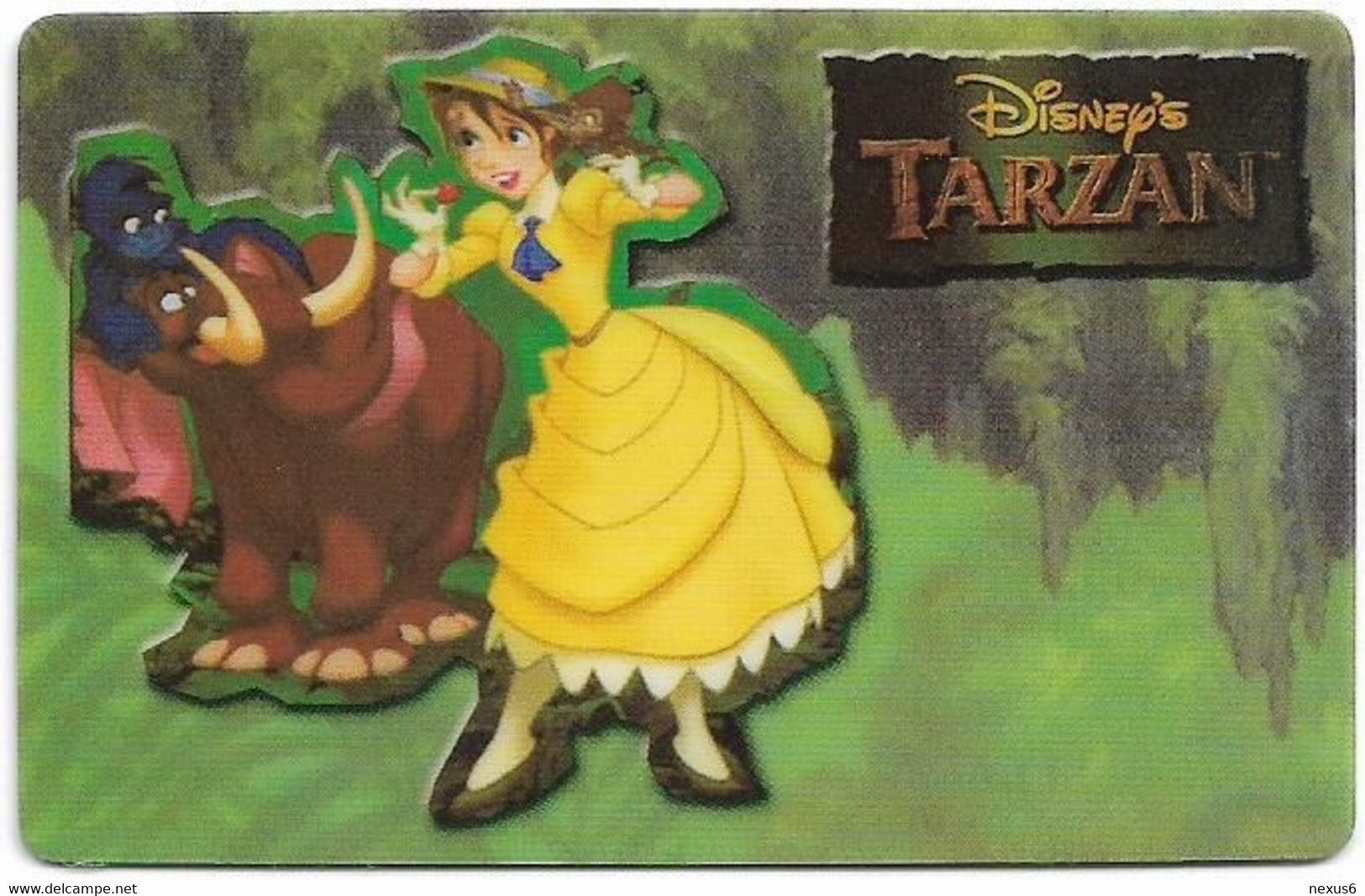 USA - Global Call - Disney, Tarzan #5, Exp.10.1997, Fake Prepaid - Sonstige & Ohne Zuordnung