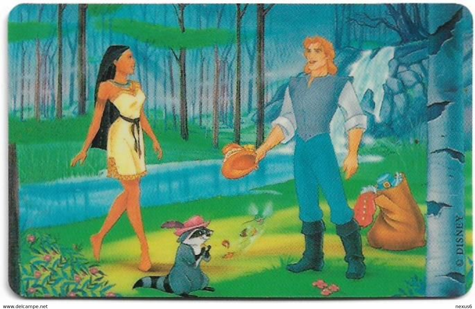 USA - Tele2000 - Disney, Pocahontas #2, Fake Prepaid - Andere & Zonder Classificatie