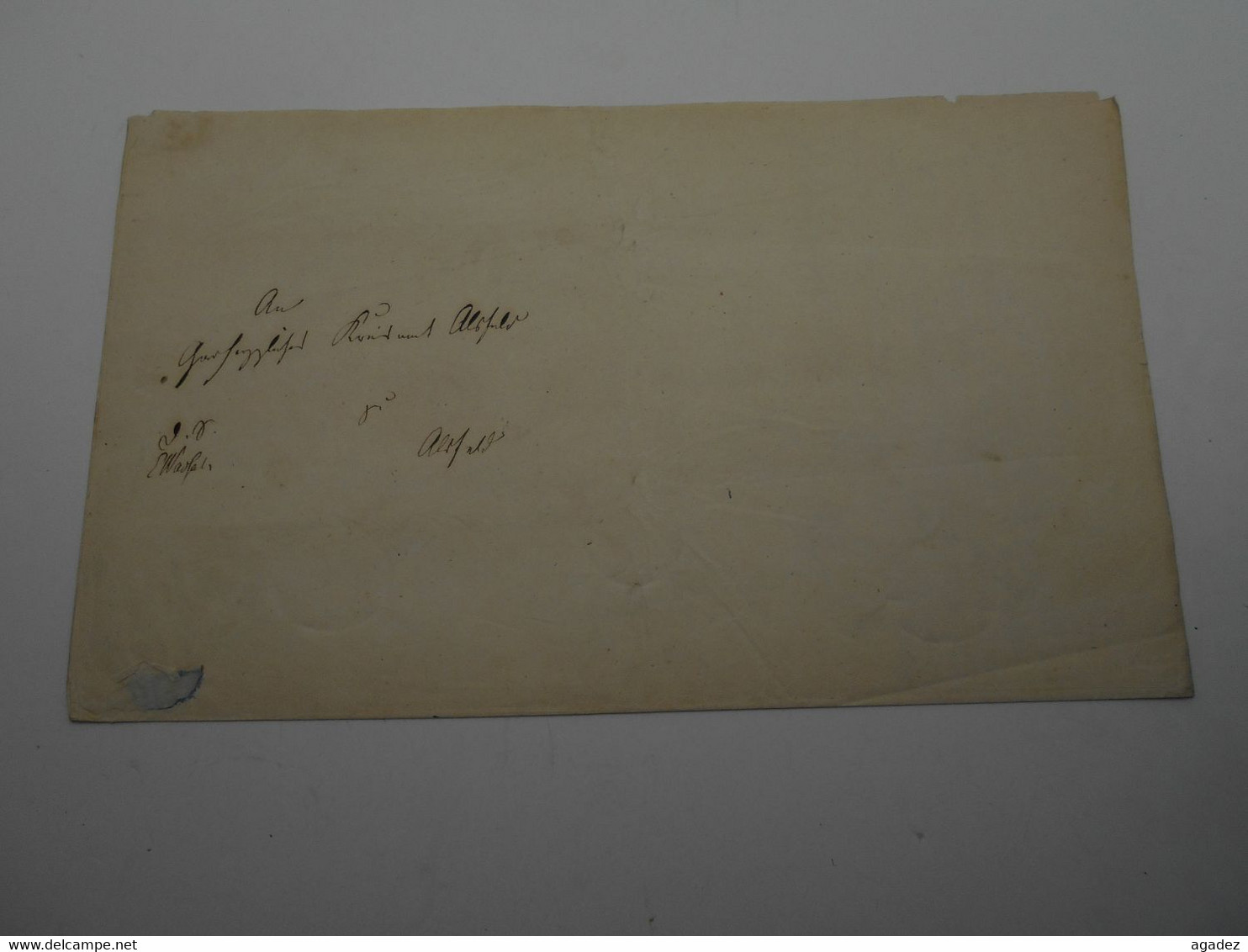 Ancienne Lettre Allemande  1854 Grebenau Alter Deutscher Brief - 1800 – 1899