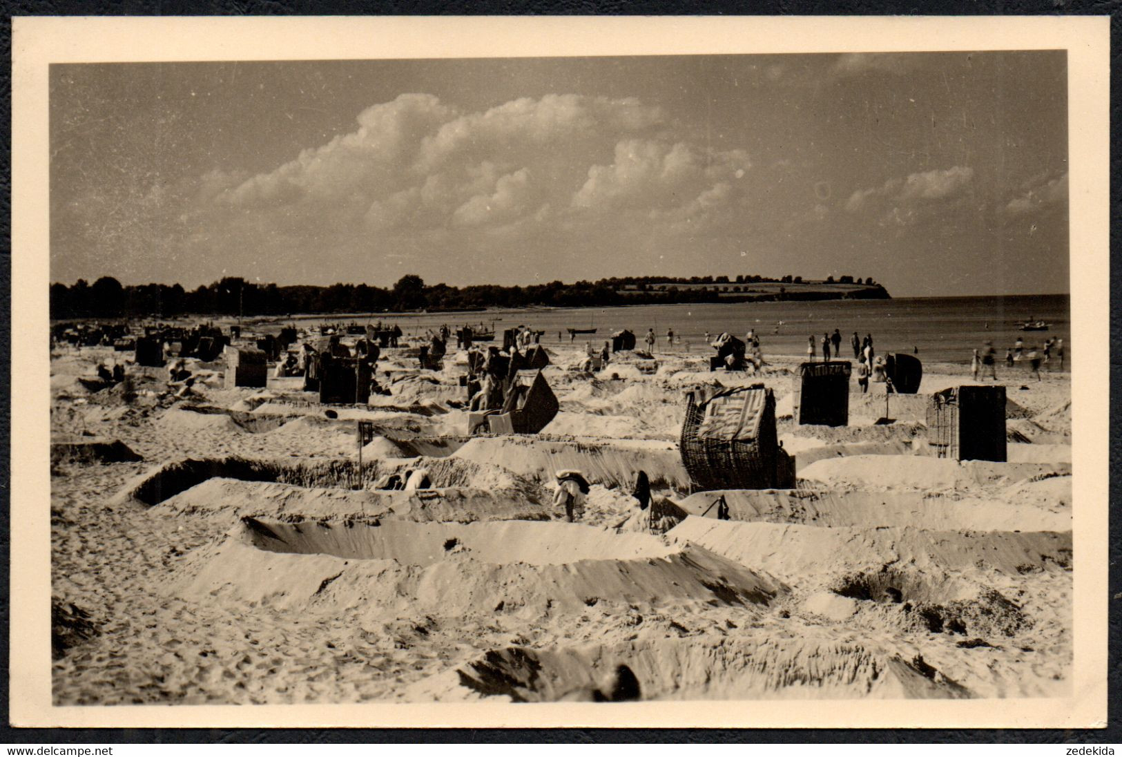 F5645 - Boltenhagen Strand Strandkorb - Foto Klinkmüller - Boltenhagen