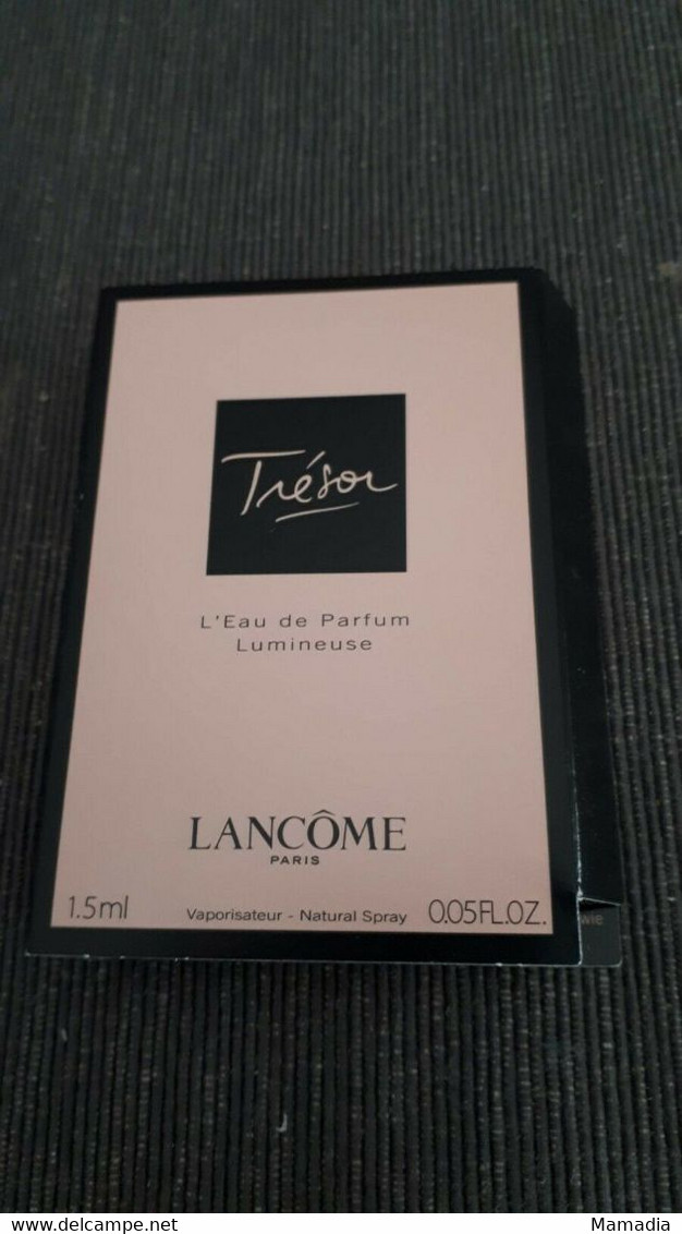 ÉCHANTILLON PARFUM TRESOR LANCOME EAU DE PARFUM 2013 POUR COLLECTION - Perfume Samples (testers)