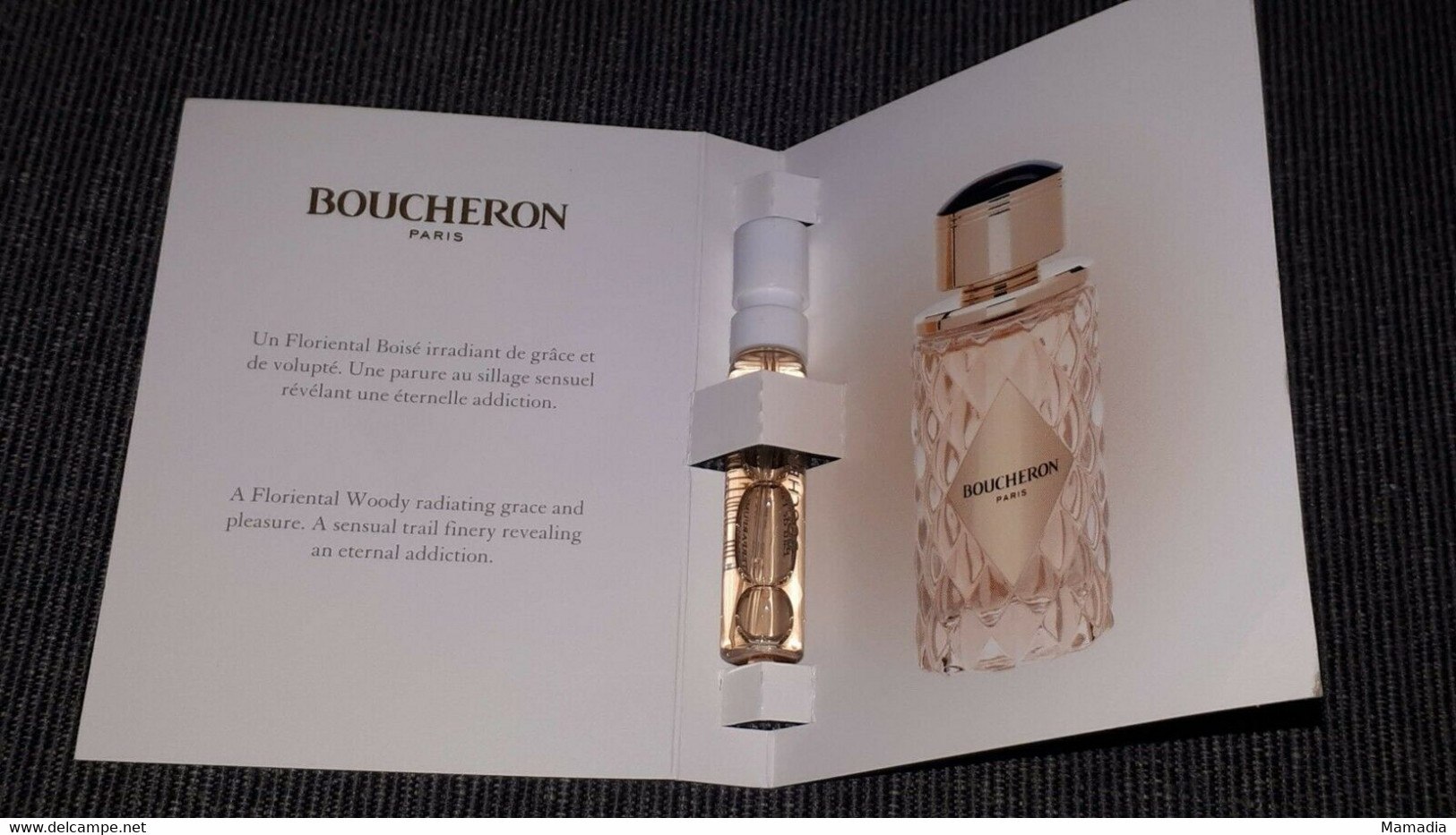ÉCHANTILLON PARFUM FEMME PLACE VENDOME BOUCHERON EAU DE PARFUM POUR COLLECTION - Perfume Samples (testers)