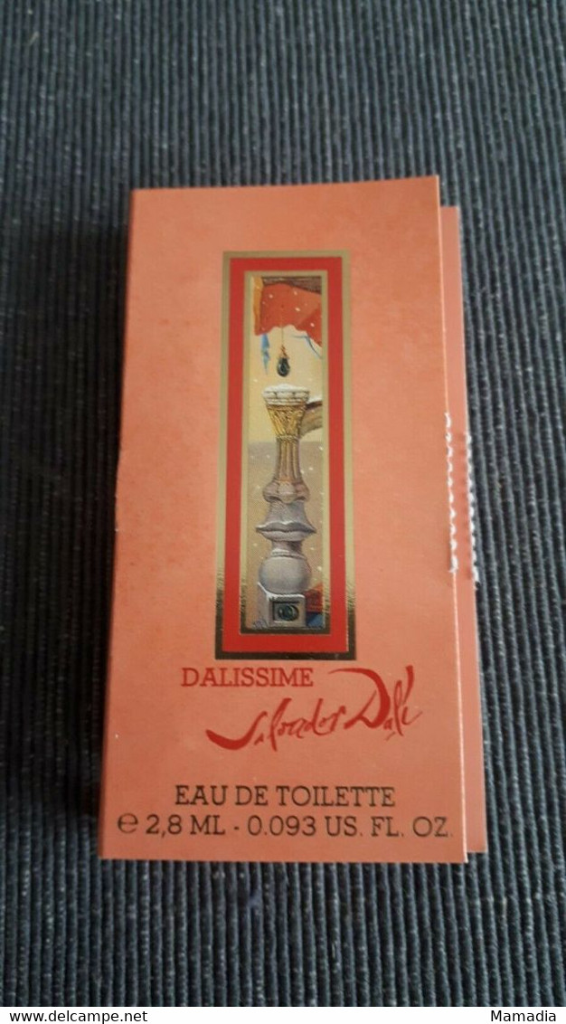 ÉCHANTILLON PARFUM DALISSIME SALVADOR DALI EAU DE TOILETTE POUR COLLECTION - Perfume Samples (testers)