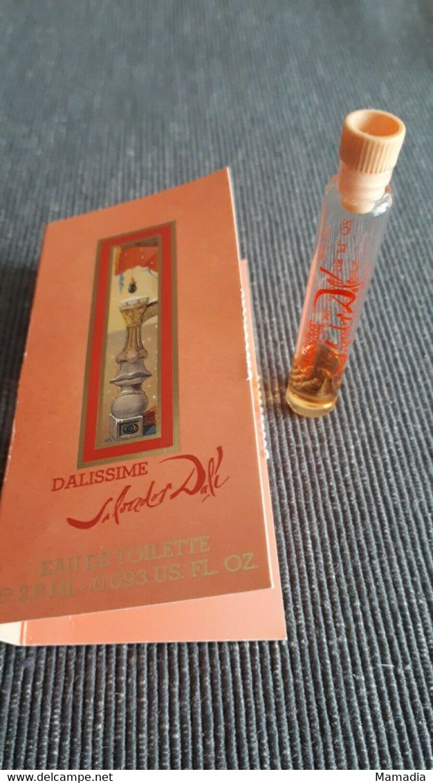 ÉCHANTILLON PARFUM DALISSIME SALVADOR DALI EAU DE TOILETTE POUR COLLECTION - Campioncini Di Profumo (testers)