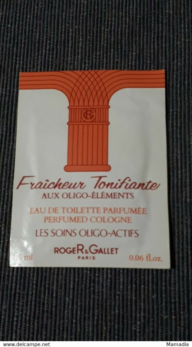 PARFUM POCHETTE RAFRAICHISSANTE ROGER GALLET FRAICHEUR TONIFIANT POUR COLLECTION - Sin Clasificación