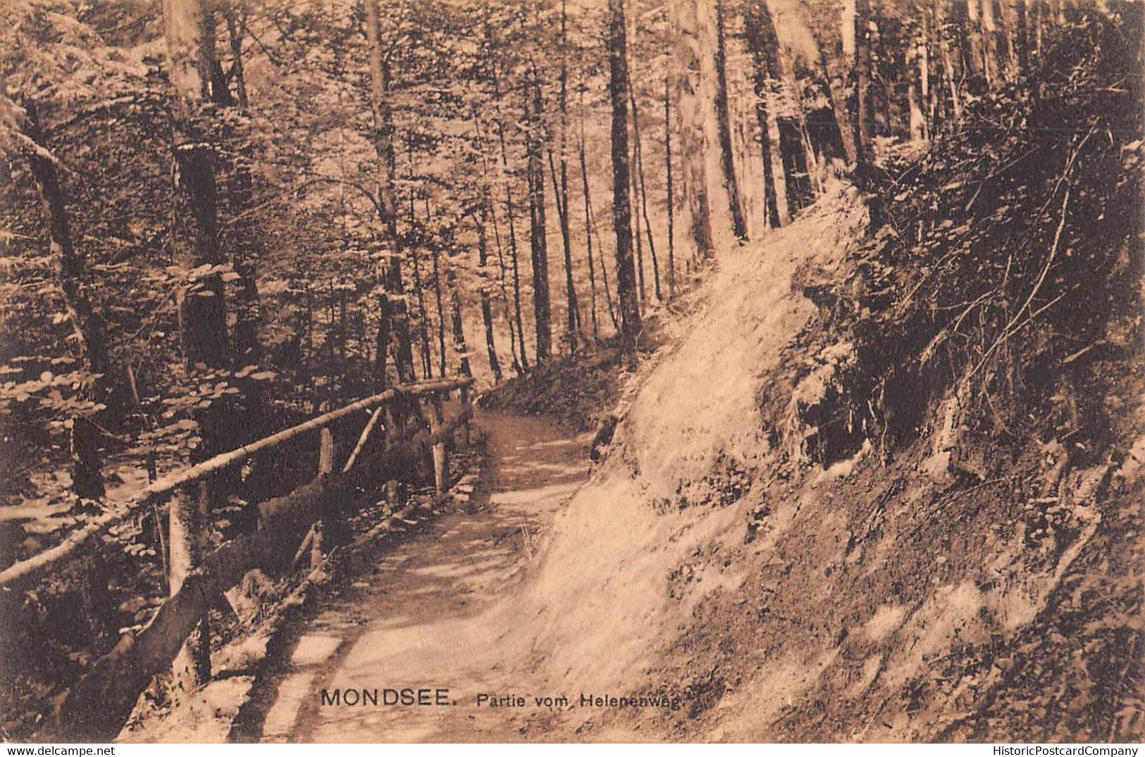 MONDSEE SALZBURG AUSTRIA~PARTIE Vom HELENENWEG~1910 SEPIA PHOTO POSTCARD 55230 - Sonstige & Ohne Zuordnung