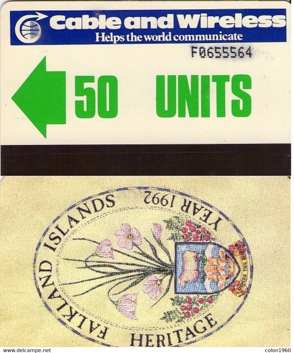 FALKLAND ISLANDS (MALVINAS). FLK-AU-5. Heritage Year 1992 Falkland Islands. 1992. (016) - Falklandeilanden