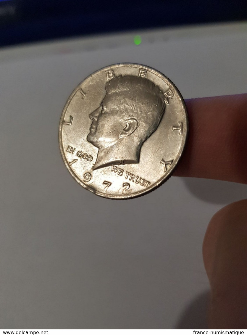 Pièce De Half Dollar Kennedy 1972 - Autres – Amérique