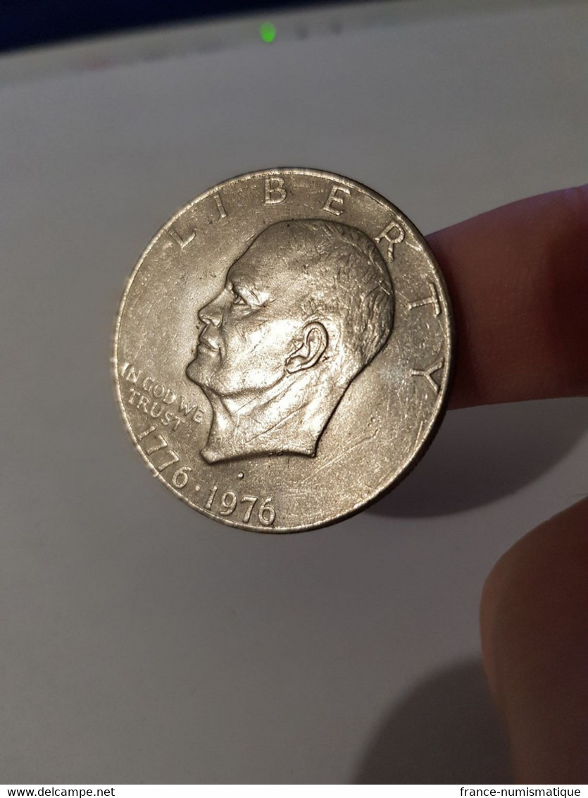 Pièce De 1 Dollar Eisenhower 1976 D - Andere - Amerika