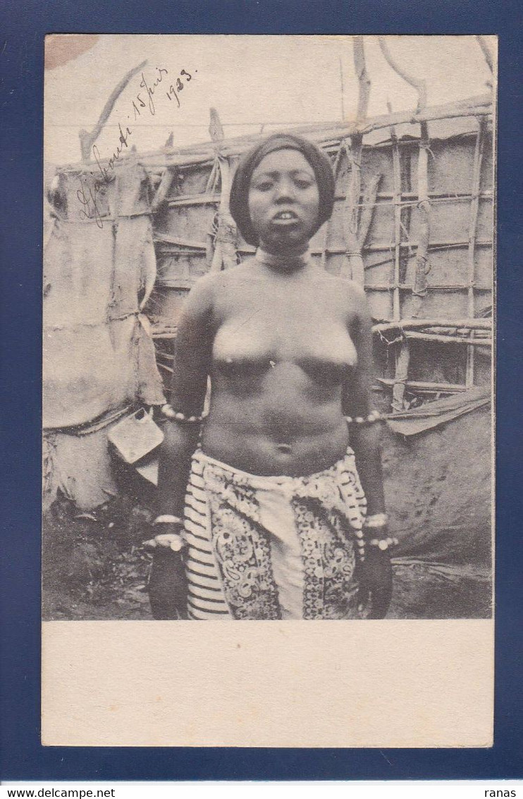 CPA Djibouti Nu Féminin Ethnic Nude Femme Nue Non Circulé - Djibouti
