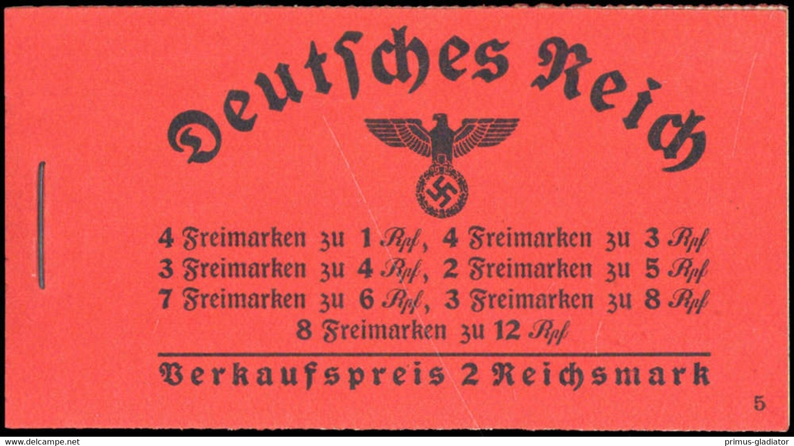 1937, Deutsches Reich, MH 37.1, ** - Cuadernillos