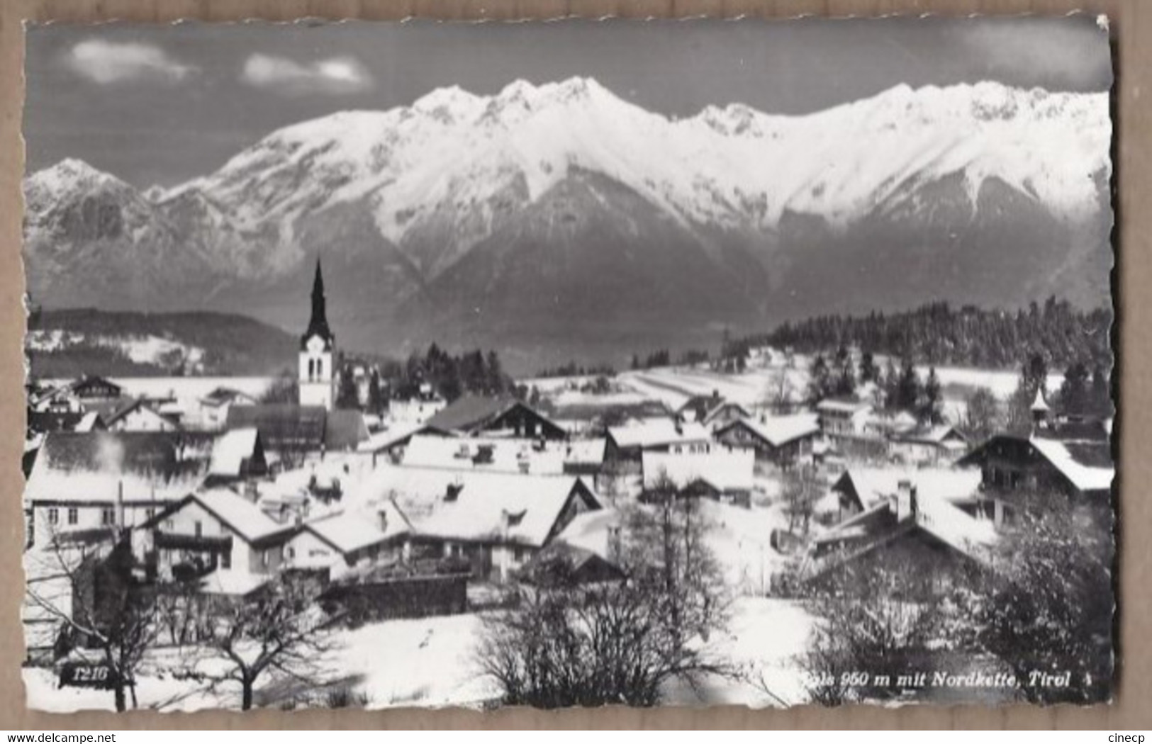 CPSM AUTRICHE - IGLS - Igls Mit Nordkette , TIROL - Très Jolie Vue Générale Du Village Sous La Neige - Igls