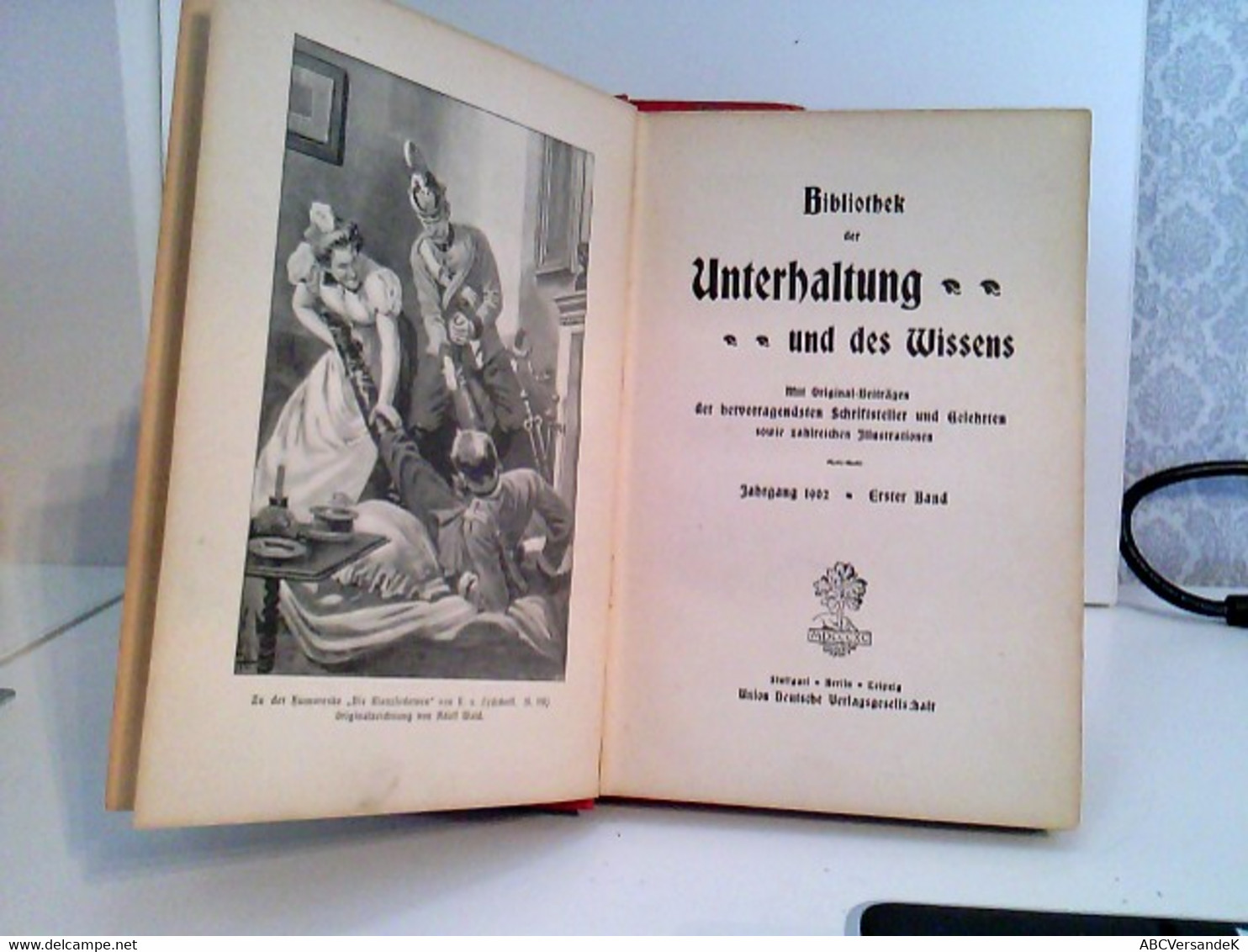 Konvolut: Bibliothek Der Unterhaltung Und Des Wissens ( 10 Bände). - Schoolboeken