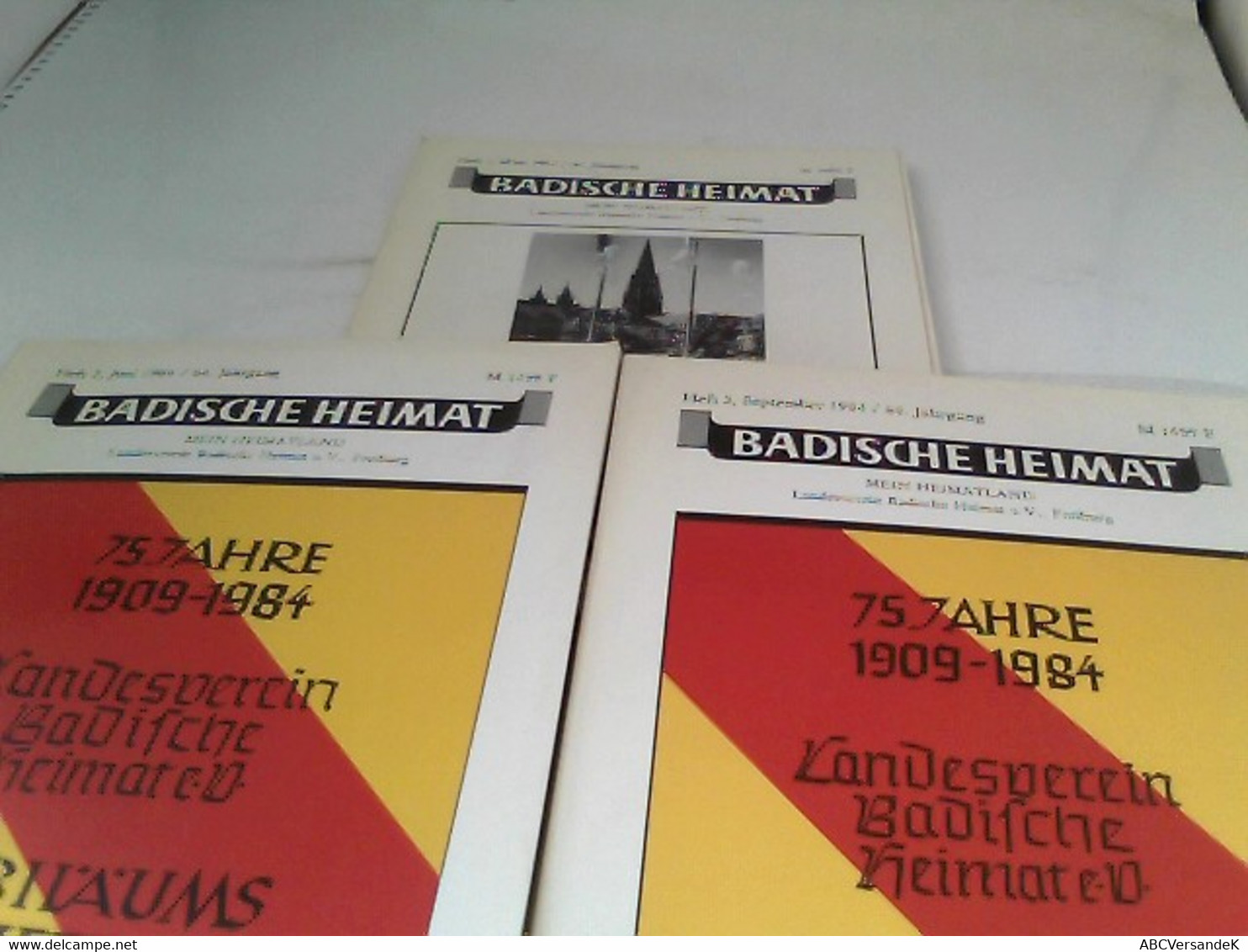 Badische Heimat - Mein Heimatland 64.Jahrgang 1984 Heft 1-3, Heft 4 Fehlt - Alemania Todos