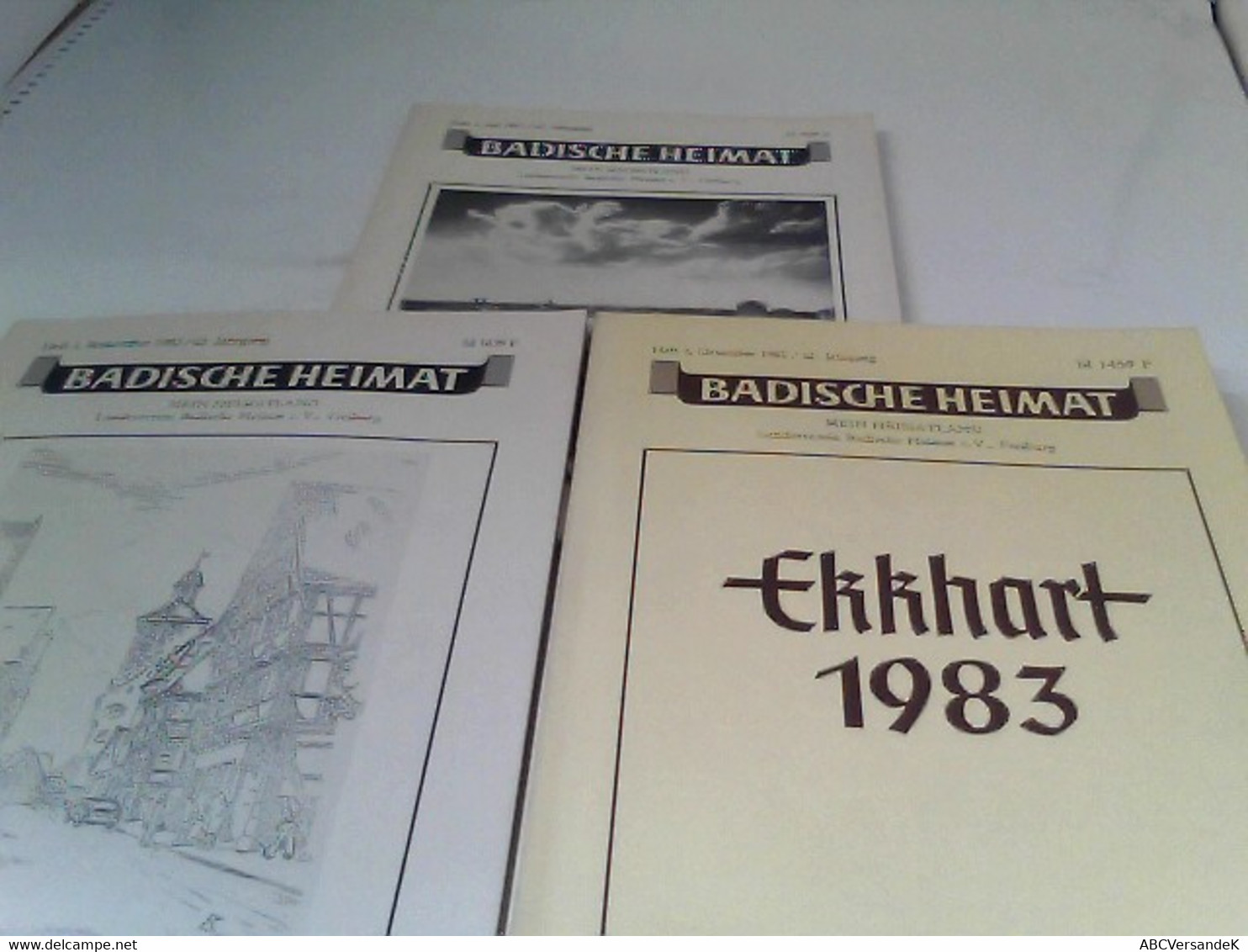 Badische Heimat - Mein Heimatland 62.Jahrgang 1982 Heft 2-4, Heft 1 Fehlt - Deutschland Gesamt