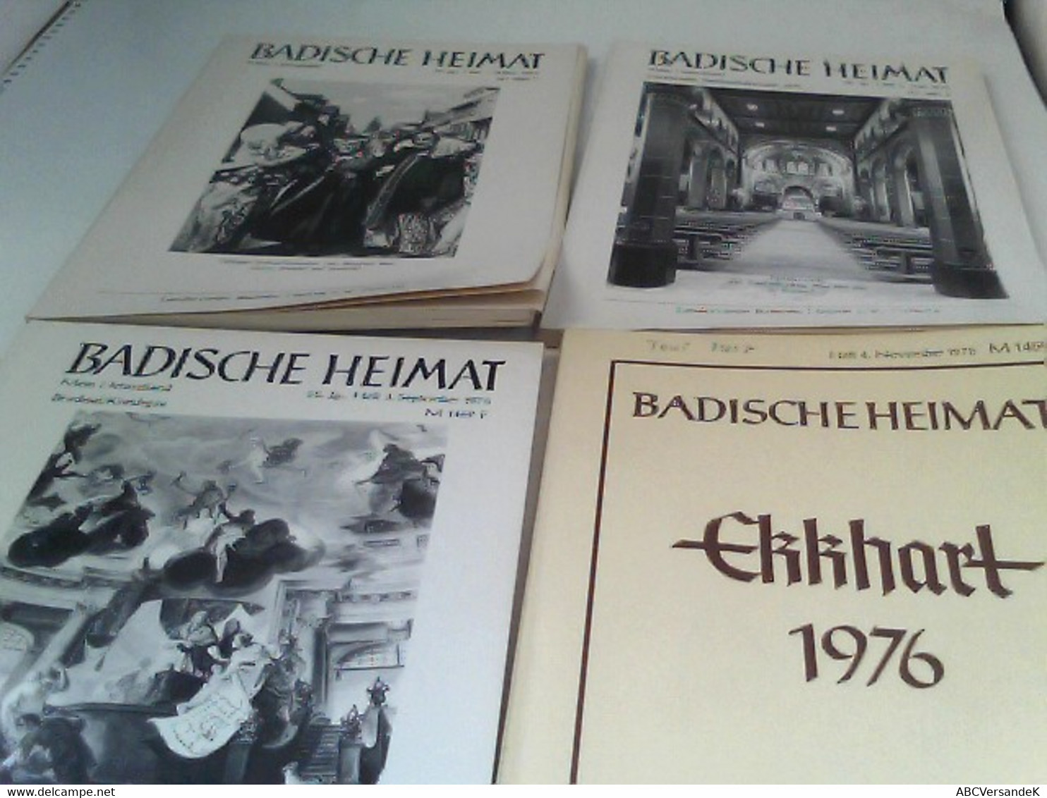 Badische Heimat - Mein Heimatland 55.Jahrgang 1975 Heft 1-4 Komplett - Alemania Todos