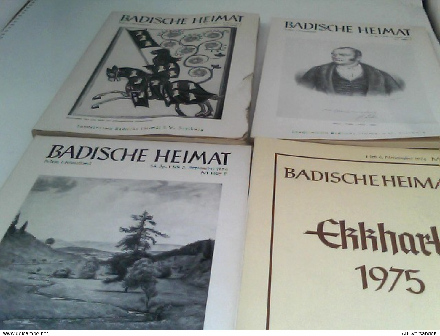 Badische Heimat - Mein Heimatland 54.Jahrgang 1974 Heft 1-4 Komplett - Allemagne (général)