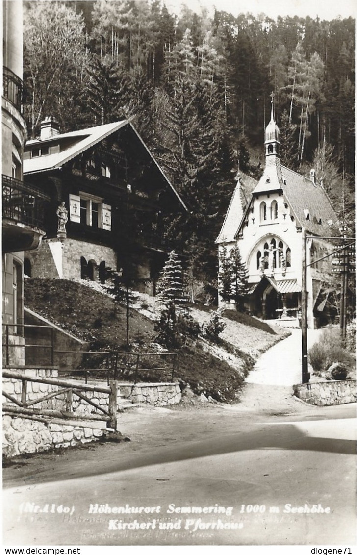 Höhenkurort Semmering Kircherl Und Pfarrhaus - Semmering