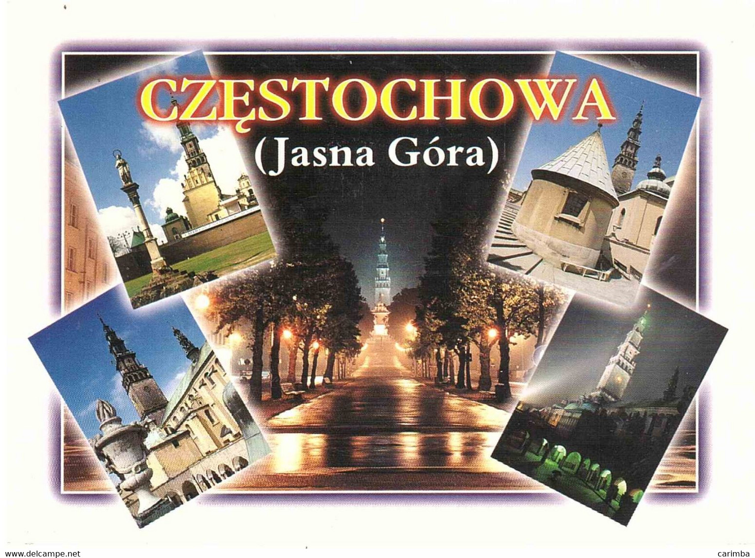 2001 CARTOLINA CZESTOCHOWA PER ITALIA - Storia Postale