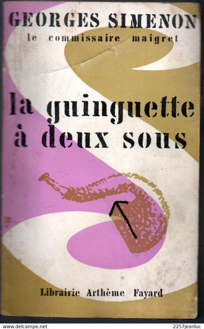 3   Romans Policier De Georges Simenon Le Commissaire Maigret  Divers éditions Arthème Fayard 1961/1963 - Arthème Fayard - Maigret