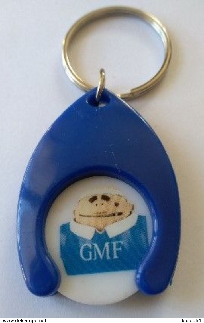 Jeton De Caddie - Assurances - GMF - En Plastique - Neuf - - Trolley Token/Shopping Trolley Chip