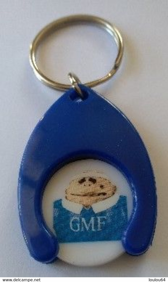 Jeton De Caddie - Assurances - GMF - En Plastique - Neuf - - Trolley Token/Shopping Trolley Chip