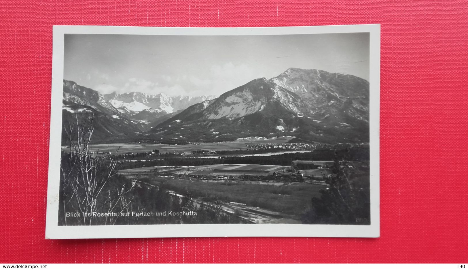 Blick Ins Rosental Auf Ferlach Und Koschutta - Ferlach