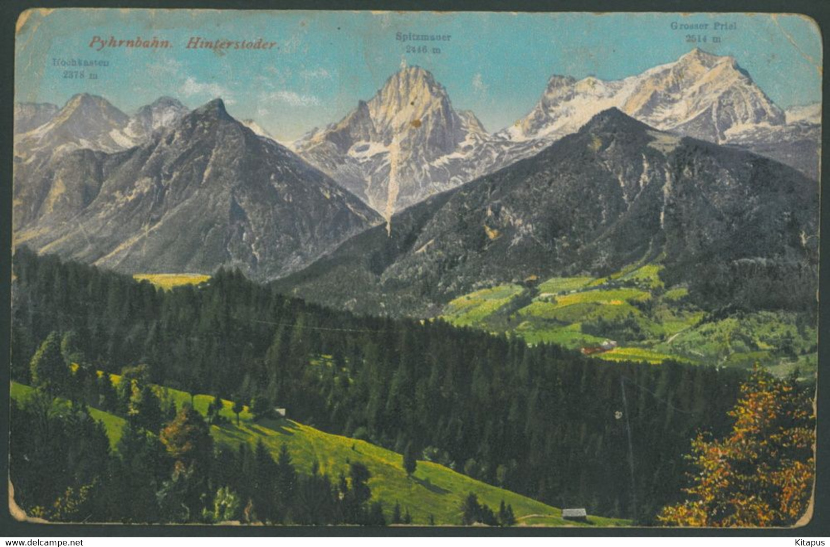 HINTERSTODER Vintage Postcard Austria - Hinterstoder