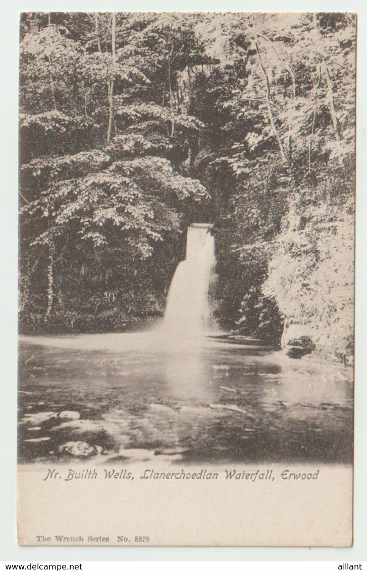 Pays De Galles. Wales.Llanerchoedlan Waterfall  Near Builth Wells (Llanfair-ym-Muallt ) - Breconshire