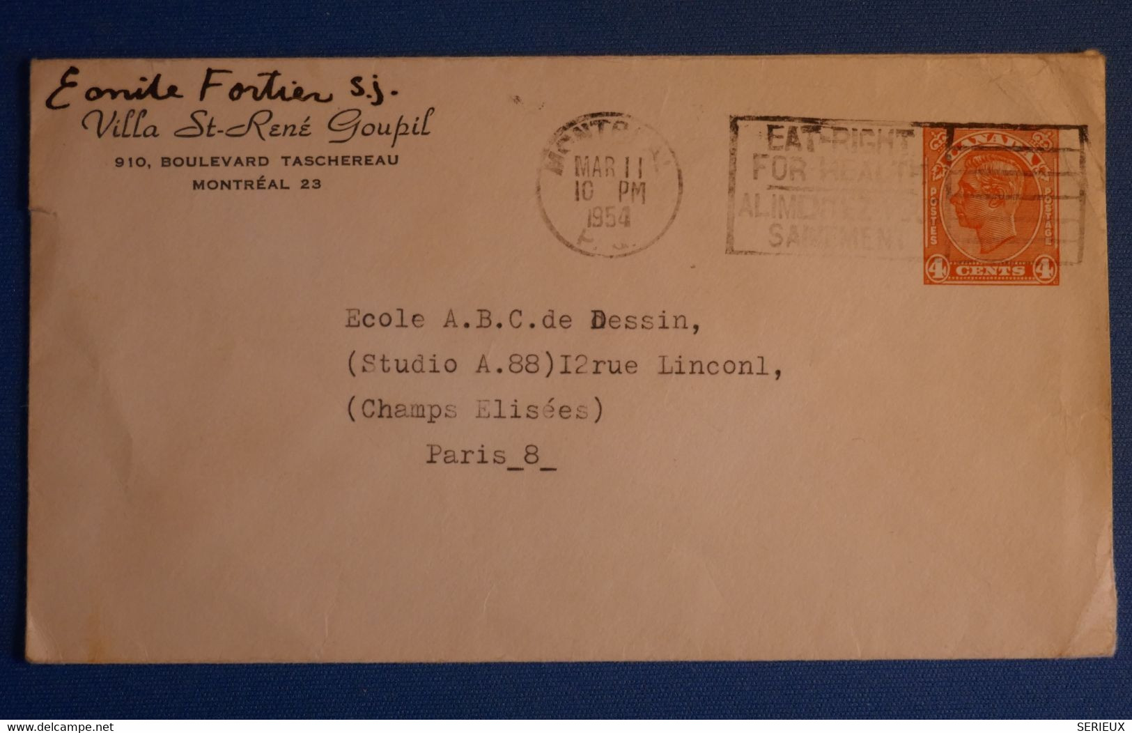 M20 CANADA BELLE LETTRE 1948 CHATAM POUR ARIZONA USA+ AFFRANCHISSEMENT PLAISANT - Storia Postale
