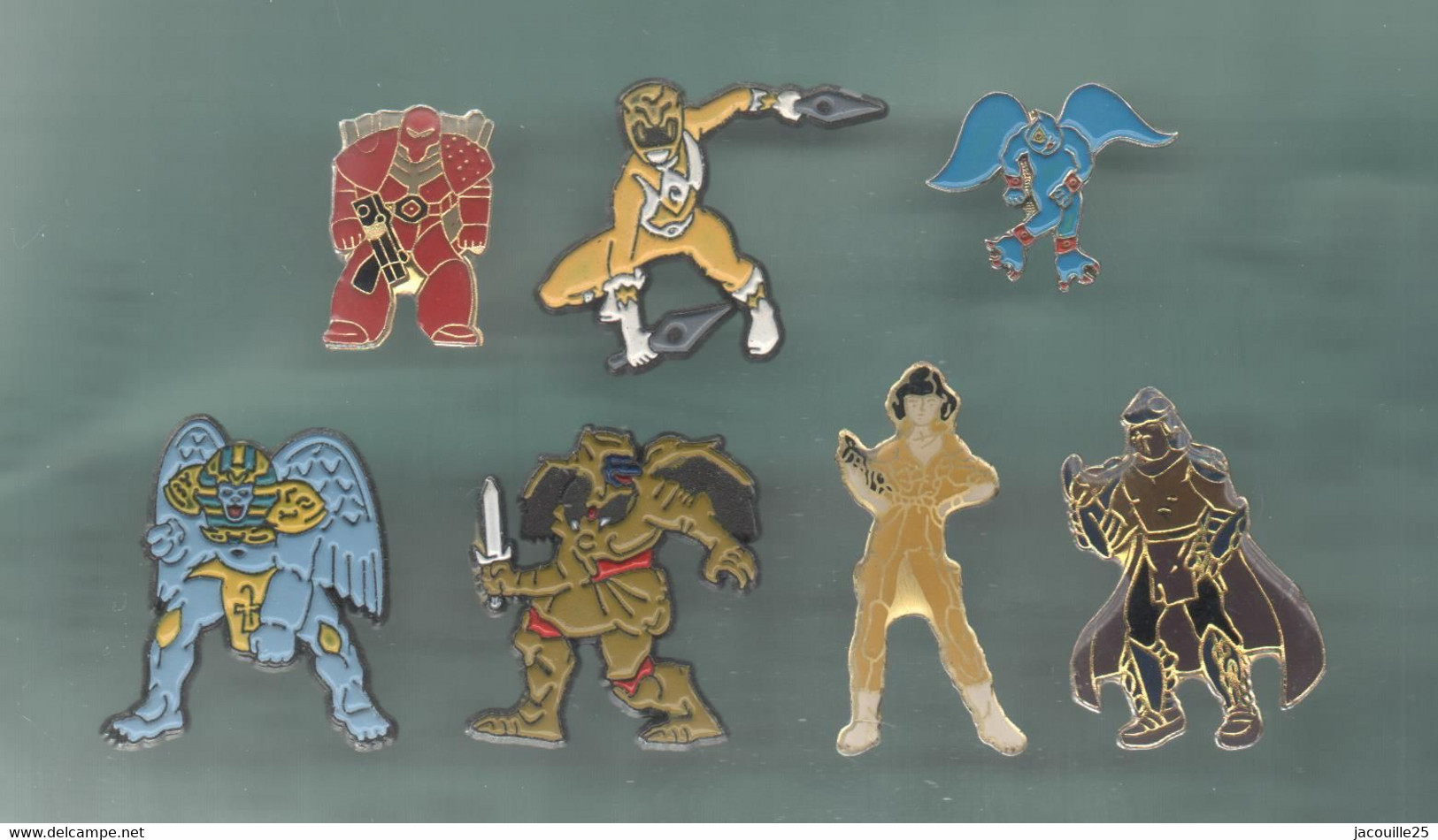 PINS PIN'S DISNEY 1192 GUERRIER GUERRIERE COMBATTANT LOT 7 PINS - Disney