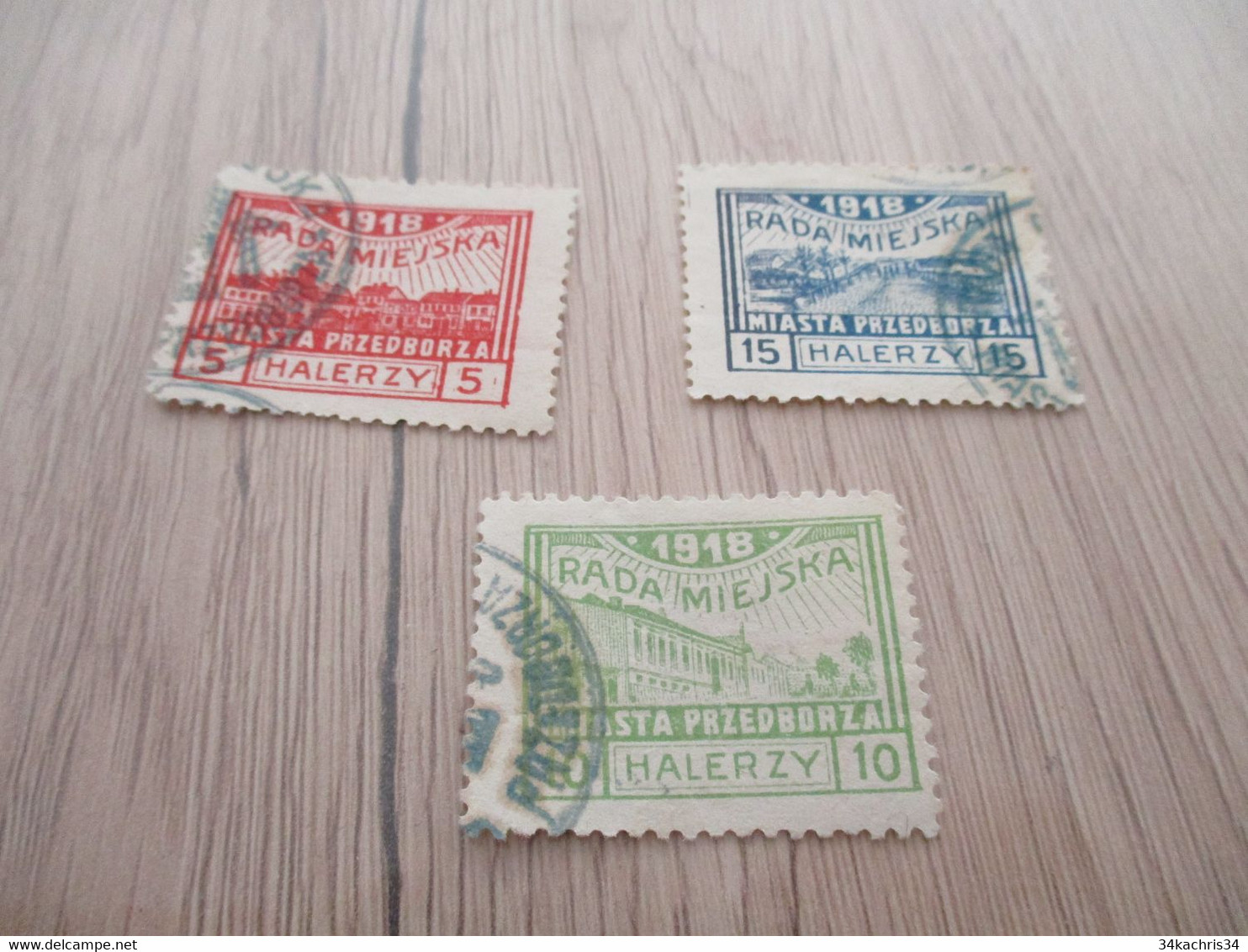 POLAND Rada Miejska 1918 Lot TP Neuf Et Olitéré - Autres & Non Classés