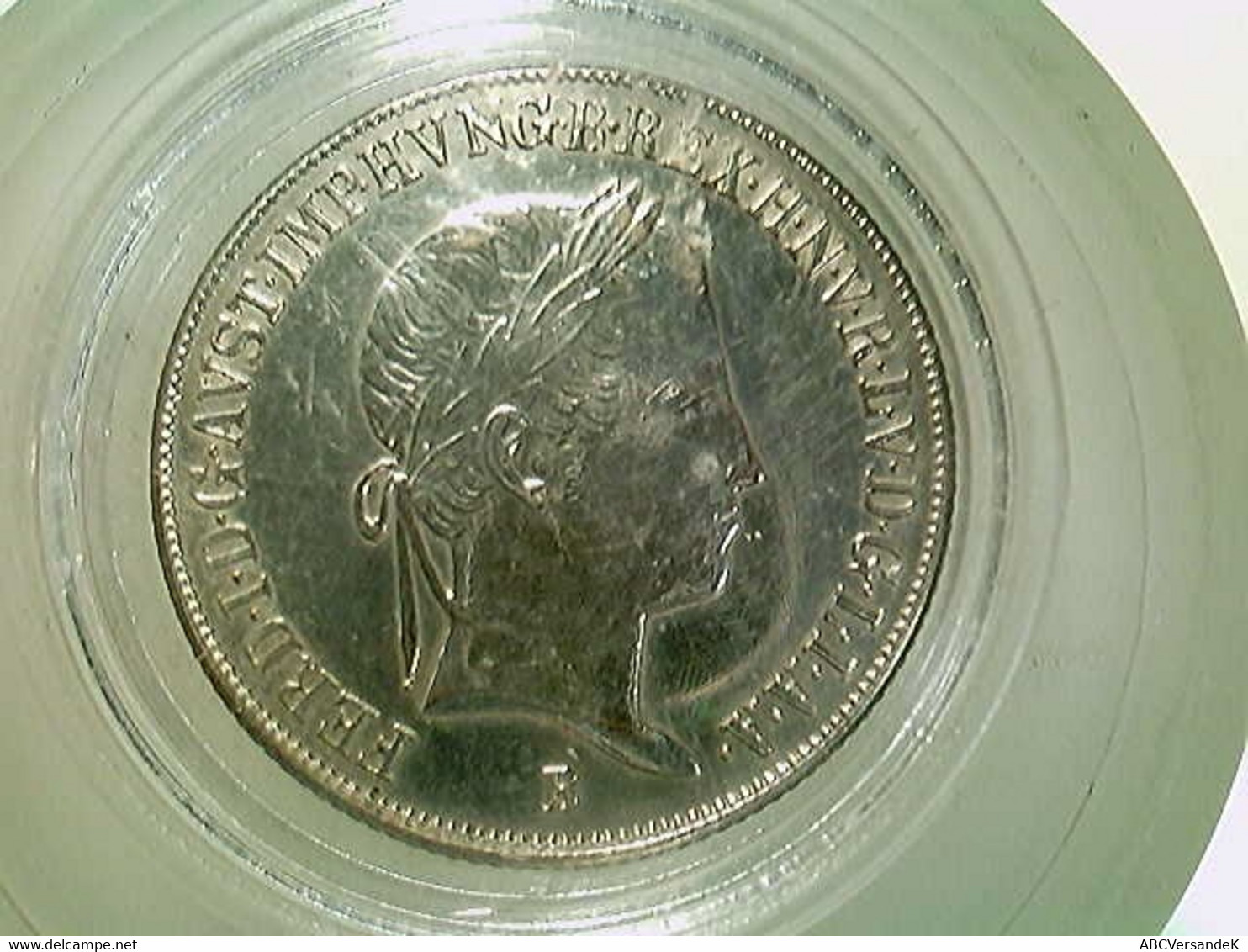 Münze Österreich, 20 Kreuzer Kremnitz 1845 B, Ferdinand I. - Numismatiek