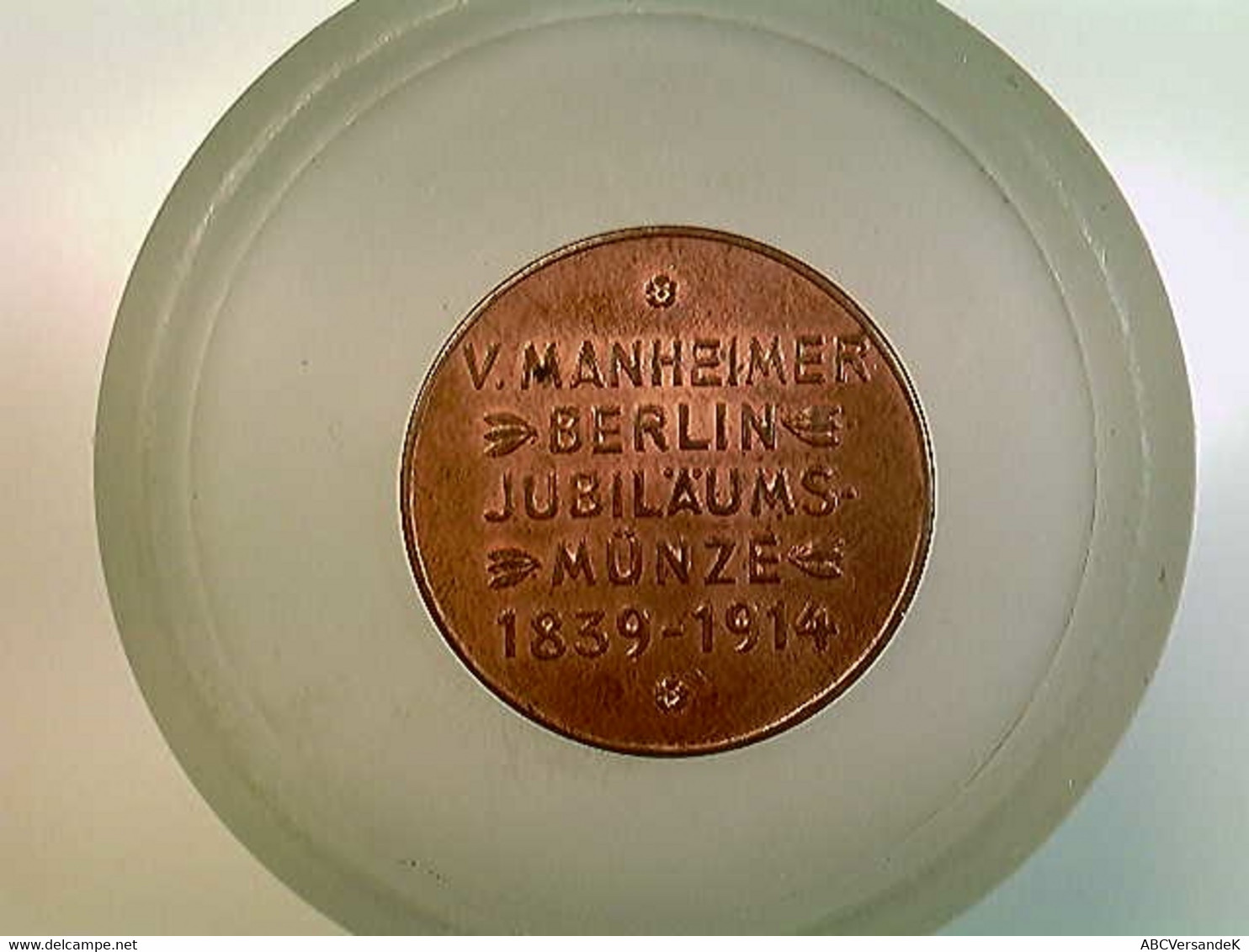 Medaille V. Manheimer Berlin Jubiläumsmünze 1839-1914, Oertel Berlin 1914 - Numismatique
