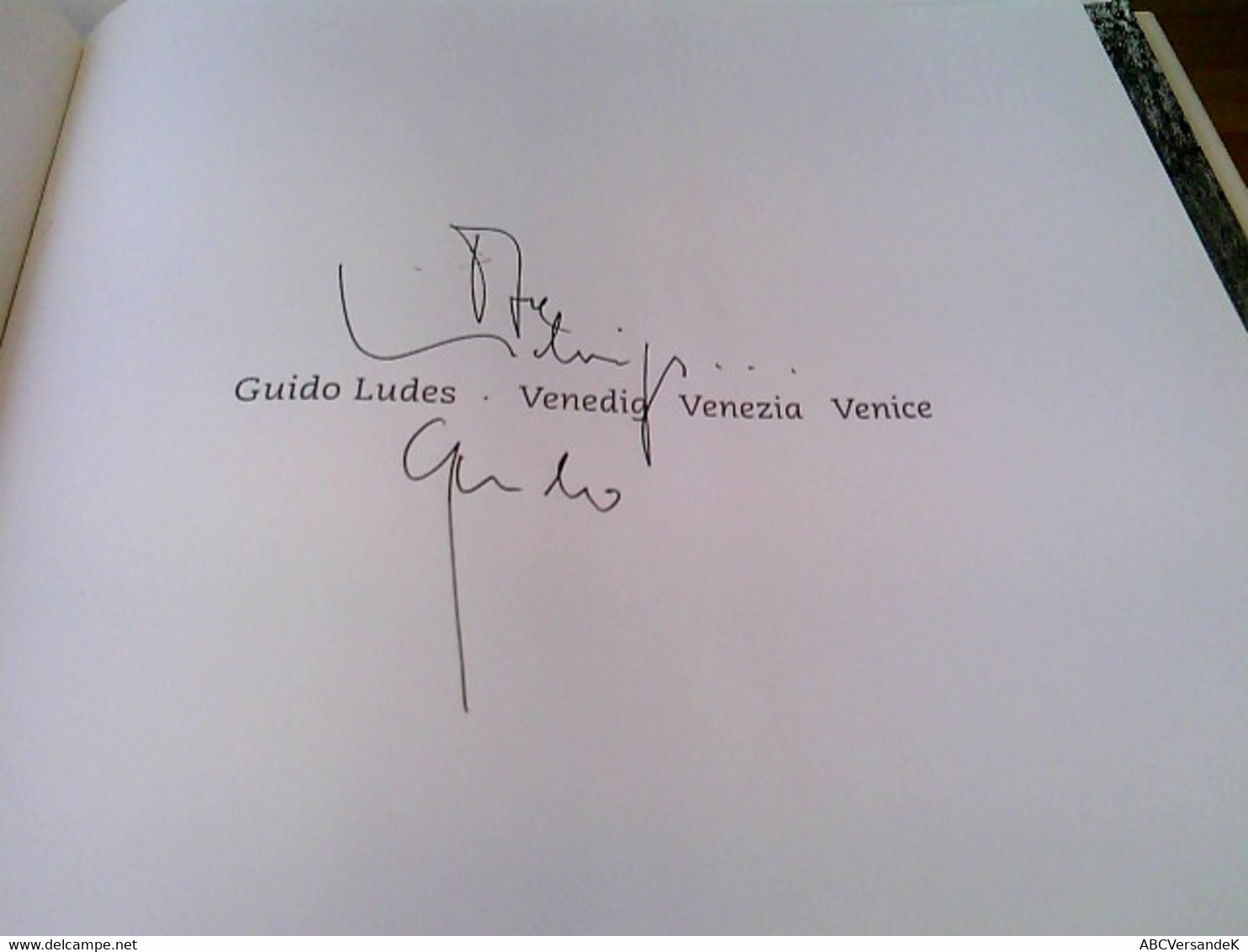 Venedig /Venezia /Venice, Signiert Im Vorsatz - Libros Autografiados