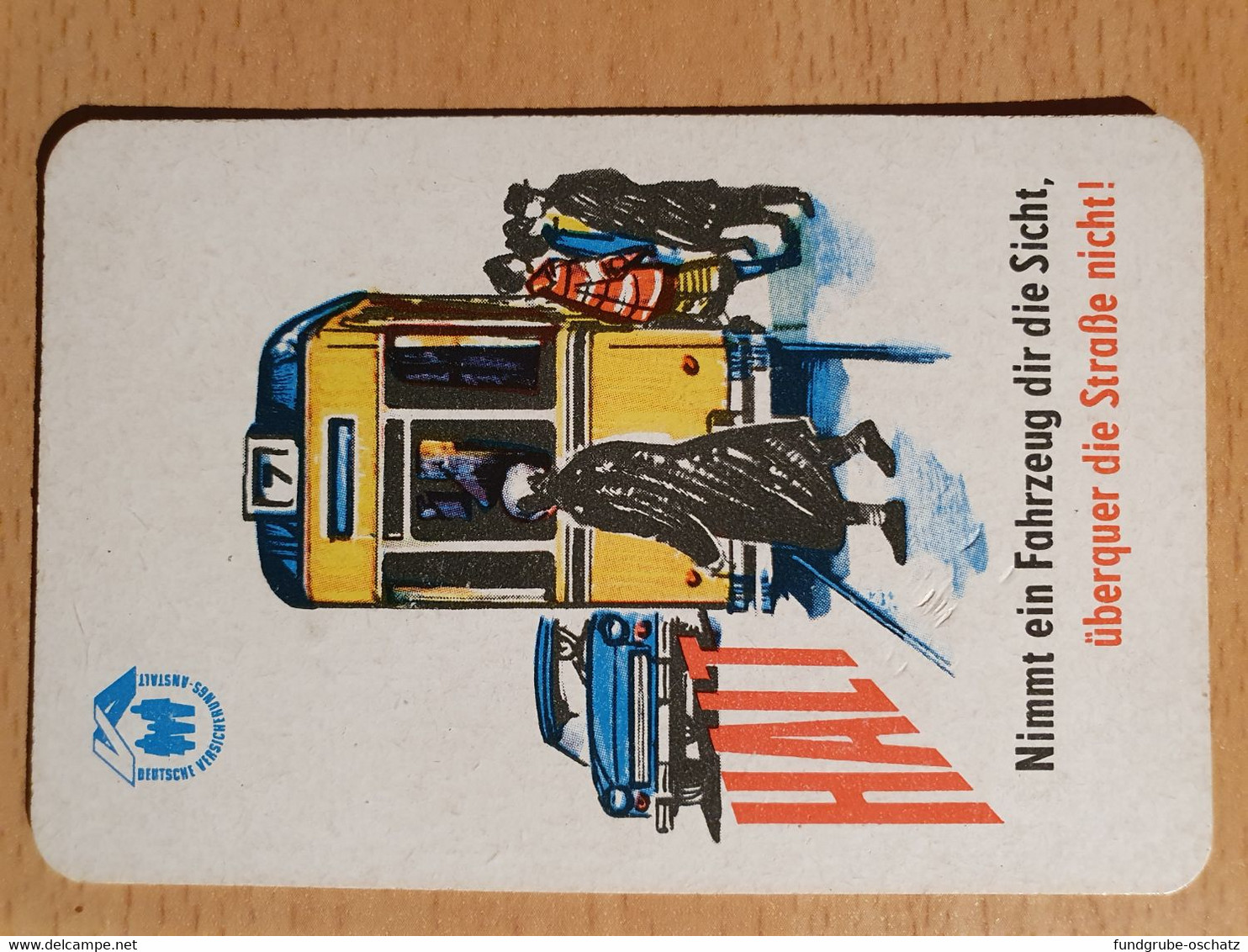 Pocket Calendar Taschenkalender DDR East Germany Deutsche Versicherungs Anstalt 1967 Halt - Straßenbahn Tram - Petit Format : 1961-70