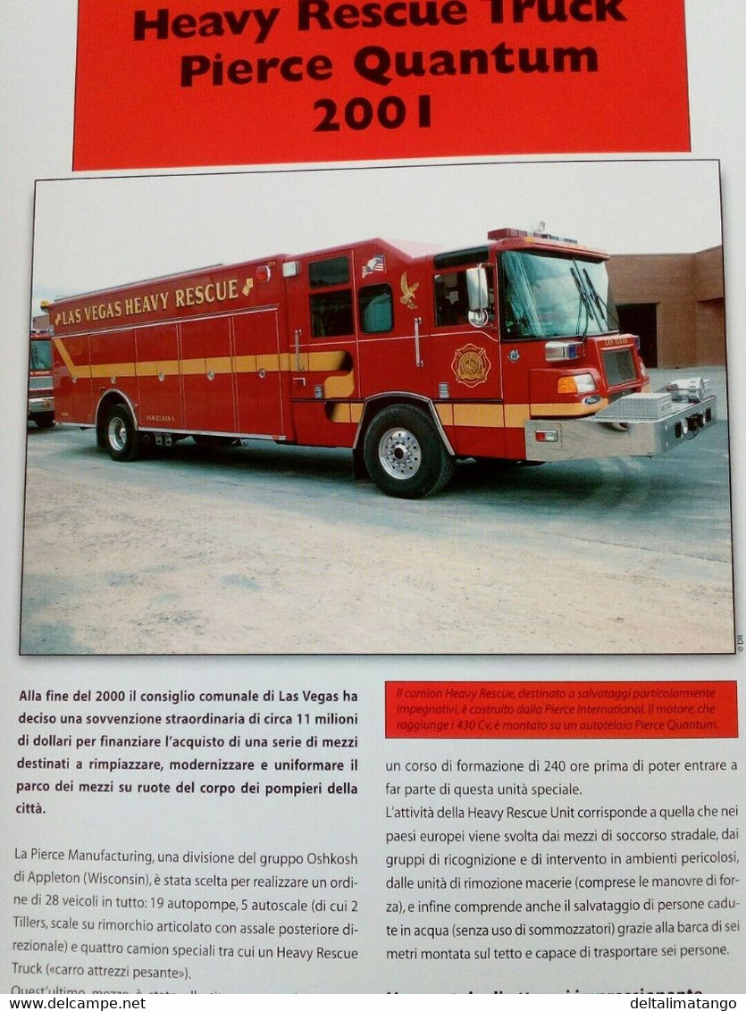 Camion dei Pompieri del Mondo (solo fascicoli) Vigili del Fuoco