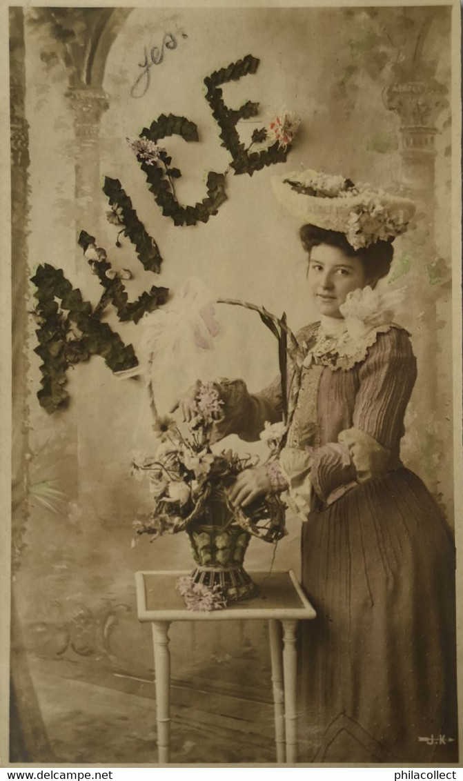 Alice // Prenoms - Name Card Photo J. K. 1904 - Voornamen