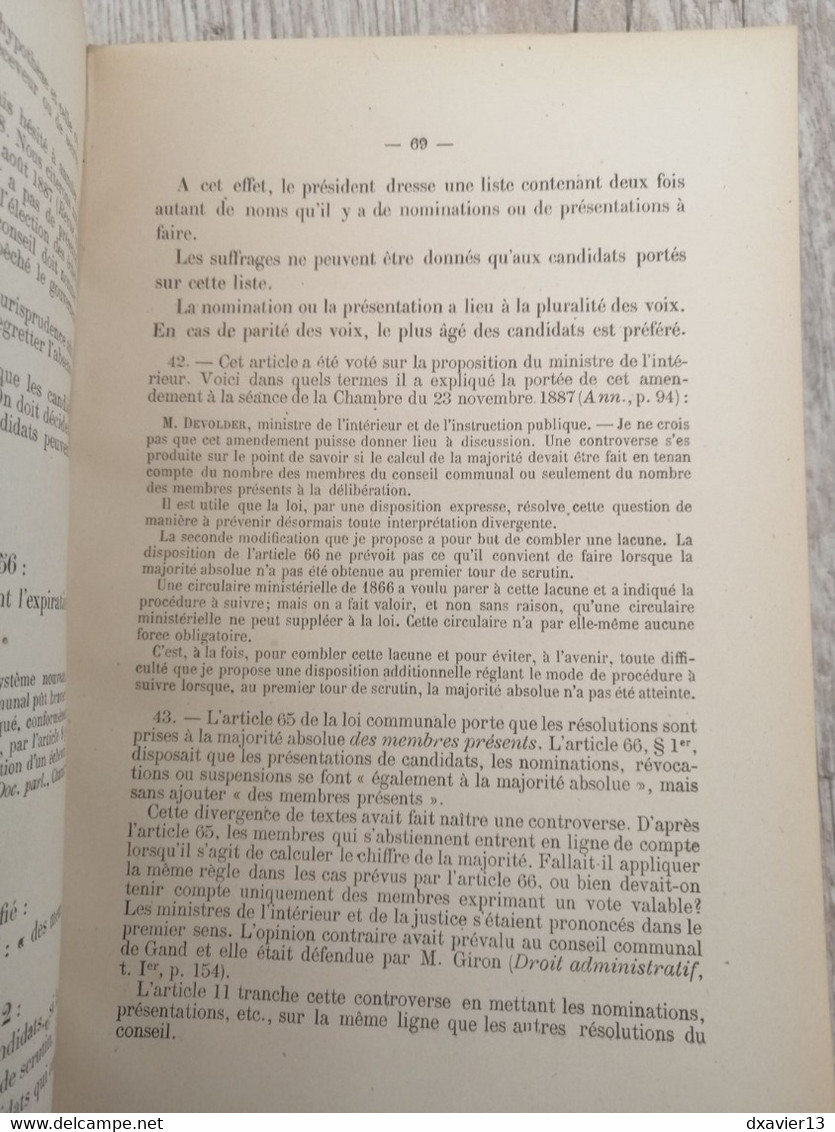 Livre - Commentaire Législatif Et Pratique (1888) - Right