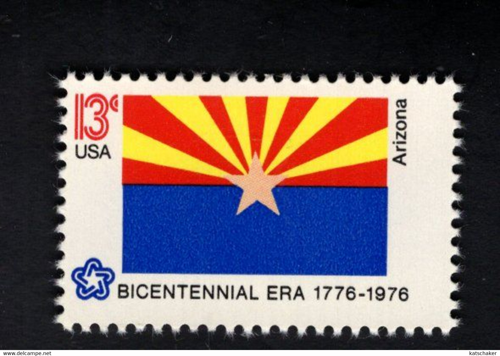 206114021 1976 (XX)   POSTFRIS MINT NEVER HINGED  SCOTT 1680 FLAG ARIZONA - Nuevos