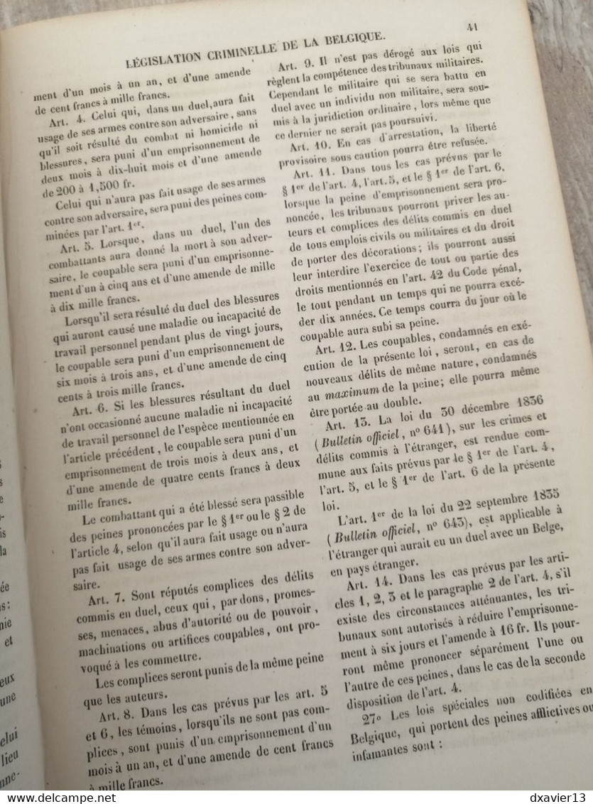 Livre - Archives De Droit Et De Législation (1841) - Derecho