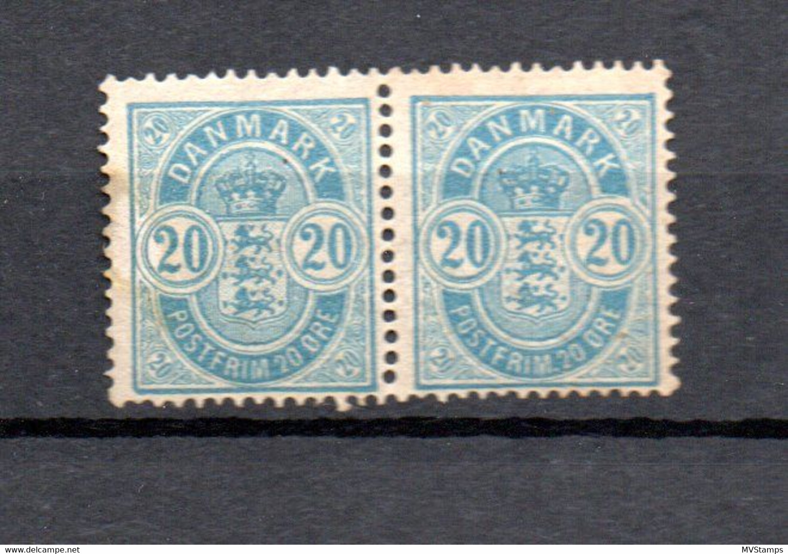 Danemark 1884 Freimarke 36 YA Paar Schon Ungebraucht/postfrisch - Ungebraucht