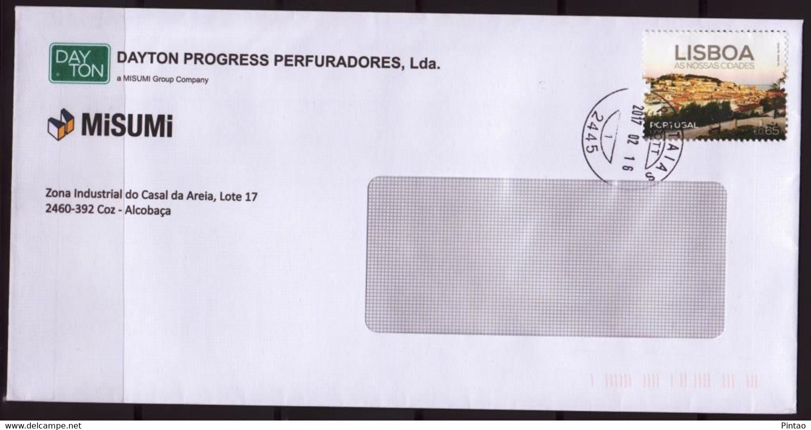 Cover Portugal 2017 (Pataias)_ PTCV0002 - Lettres & Documents