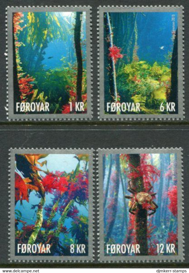 FAEROE ISLANDS 2010 Underwater World MNH / **.  Michel 687-90;  SG 604-07 - Féroé (Iles)