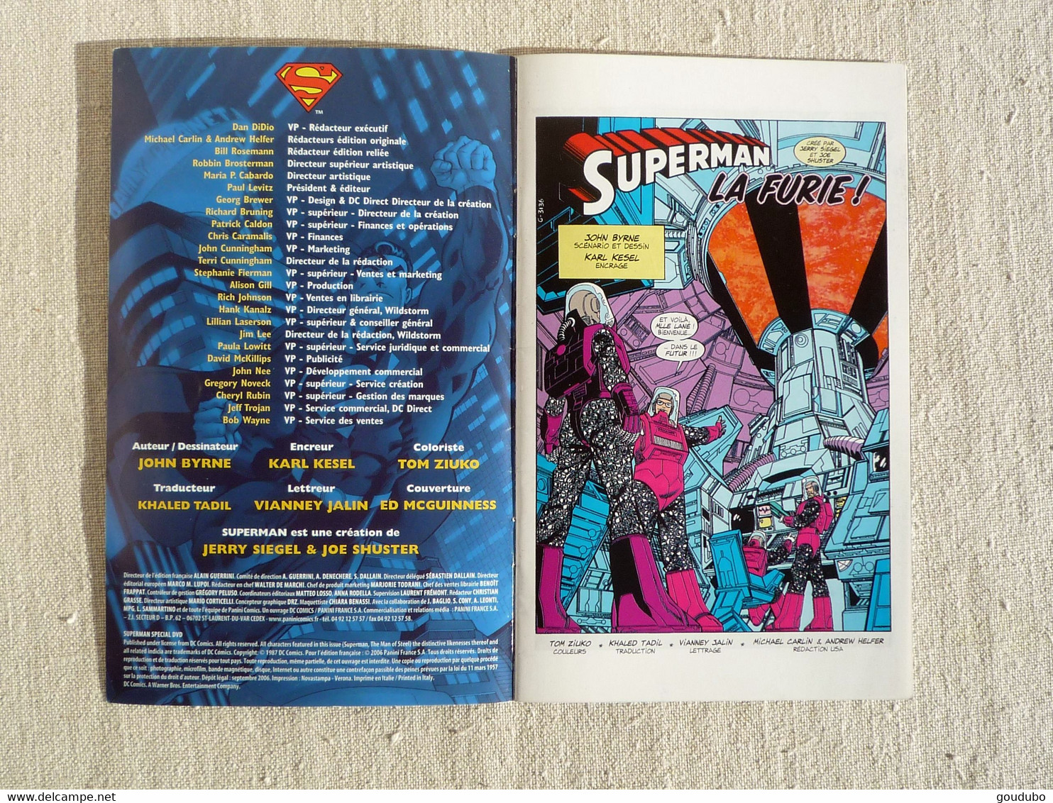 Superman Panini DC Comics La Furie. - Superman