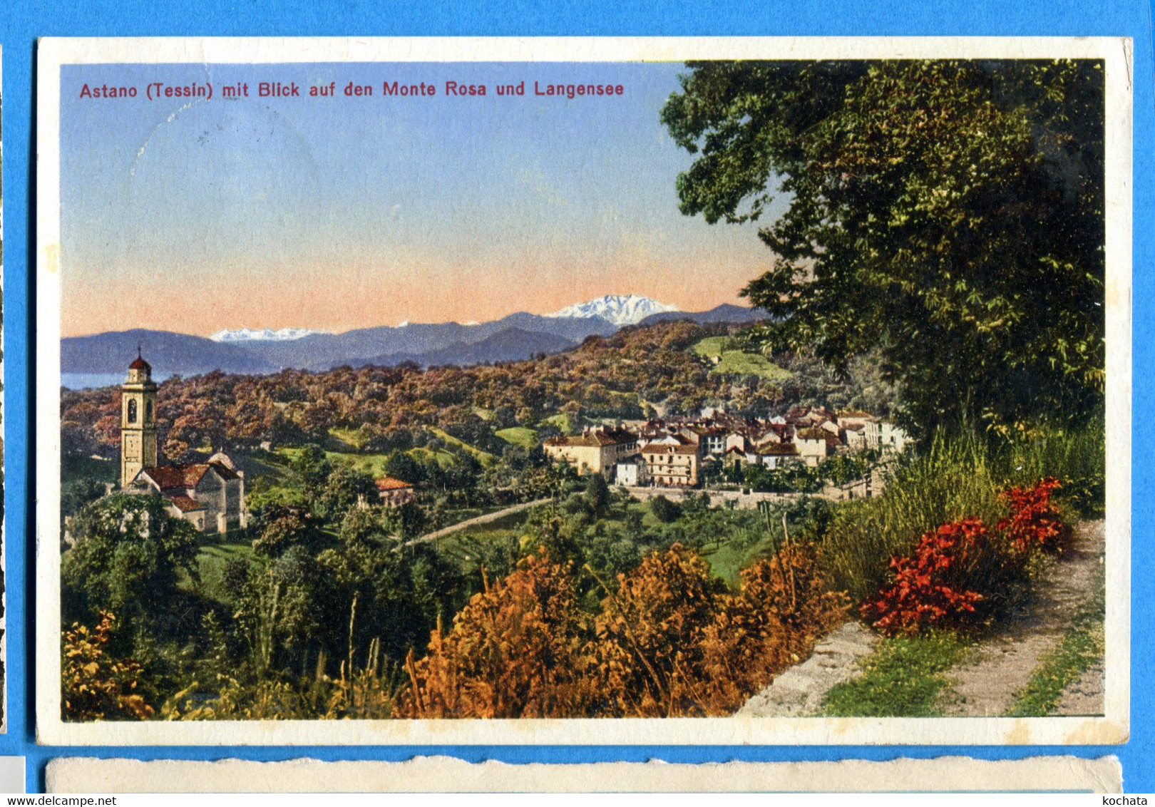 NOV226, Astano, Monte Rosa, Lago Maggiore,5723, Circulée 1931 - Astano