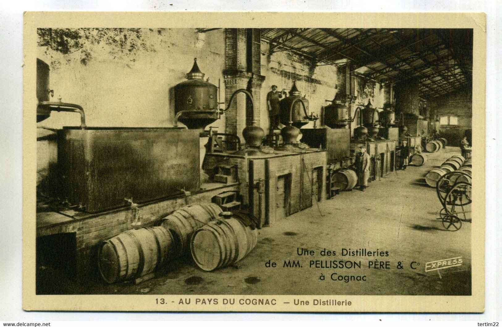 ( COGNAC )( 16 CHARENTE )( DISTILLERIE )( METIERS ) MM PELLISSON - Cognac